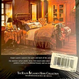 Ralph Lauren  paisley twin flat sheet